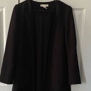 Black long blazer